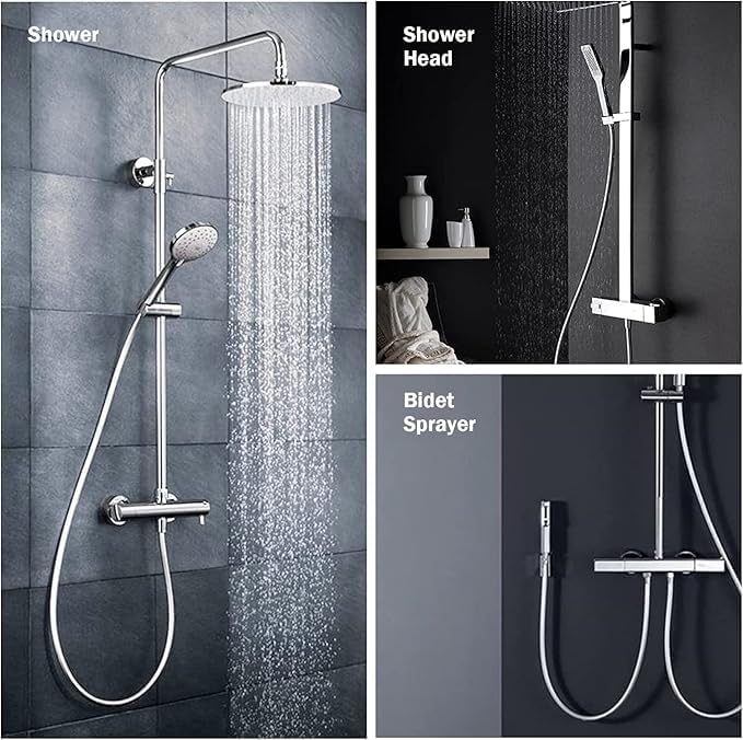 Duravel Flexible Shower Hose, 2M, Leak-Proof, Rust Resistant, Silver - Image 5